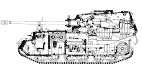 Фердинанд(Элефант)после модернизации 1944 г. Разрез